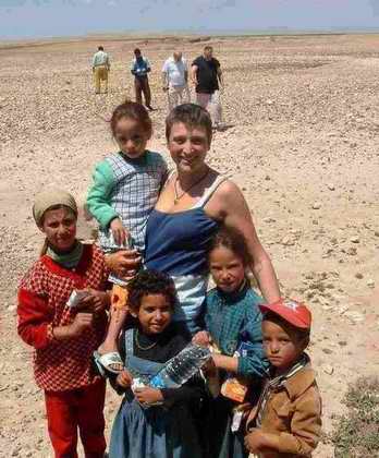 Blandine (ma fille ZuniQue !), Maroc avril 2003